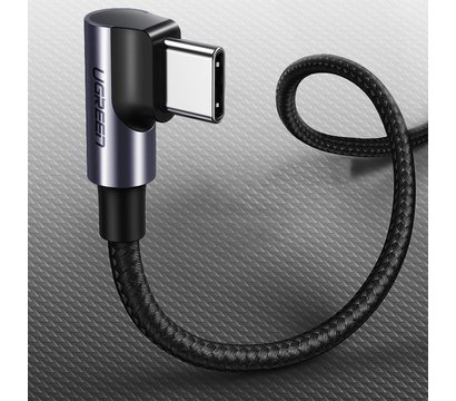 Зображення 6 Кабель Ugreen US255 USB 2.0 Type-C M-M, 1 м, Black-Grey - 50123