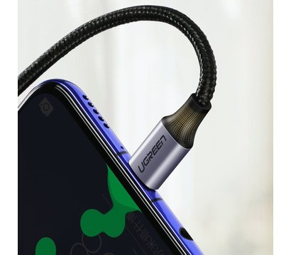 Зображення 7 Кабель Ugreen US255 USB 2.0 Type-C M-M, 1 м, Black-Grey - 50123