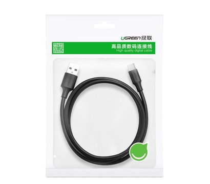 Зображення 8 Кабель Ugreen US287 USB 2.0 AM-Type-C M, 1.5 м, 3.0A Black - 60117