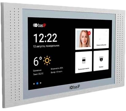 Изображение 4 IP домофон Bas-IP AT-10 White сенсорные кнопки, Цвет корпуса: белый