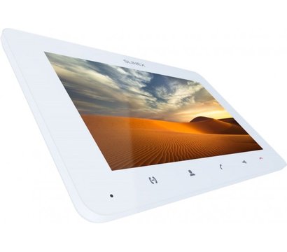 Зображення 5 Домофонний комплект Slinex SM-07MHD White + ML-16HD Black сенсорні кнопки, Колір (домофон + панель): білий + чорний