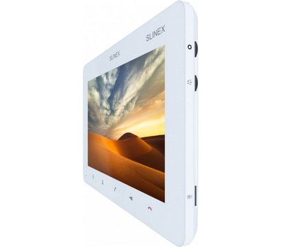 Зображення 6 Домофонний комплект Slinex SM-07MHD White + ML-16HD Black сенсорні кнопки, Колір (домофон + панель): білий + чорний