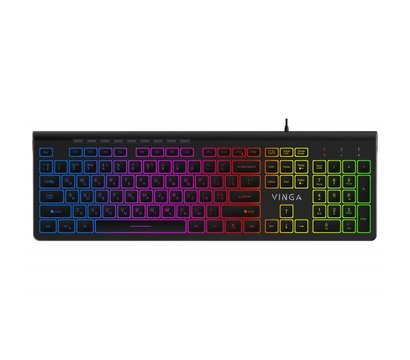Зображення 2 Клавіатура Vinga KB-460 Black