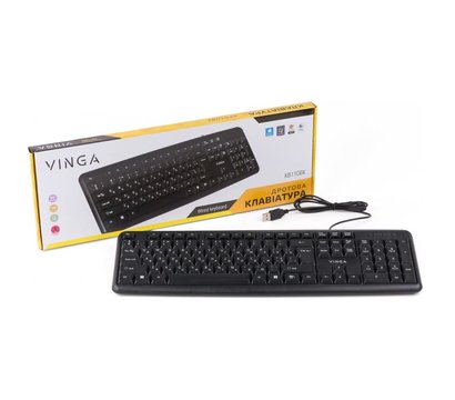 Зображення 2 Клавіатура Vinga KB110BK