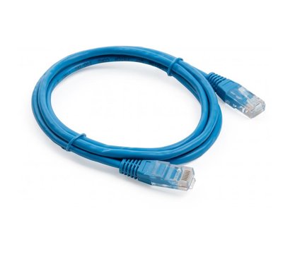 Изображение 2 Патч-корд витая пара Vinga VCPPCC1.5B UTP Cat.5e (1.5 м) Cu blue