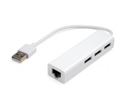 Изображение 2 USB хаб Vinga VCP2H3USB2LANWH