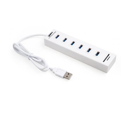 Изображение 2 USB хаб Vinga VCP2H6USBCRSWWH
