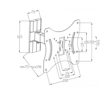 Изображение 2 Крепление для телевизора Vinga TM31-2251