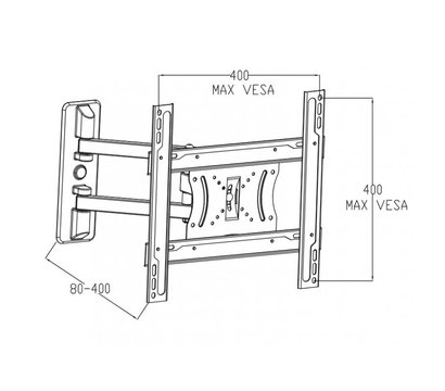 Зображення 2 Настінне кріплення Vinga TM32-4451 до 30 кг