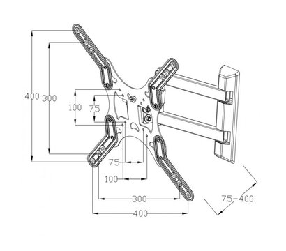 Изображение 2 Крепление телевизора на стену Vinga TM32-4452