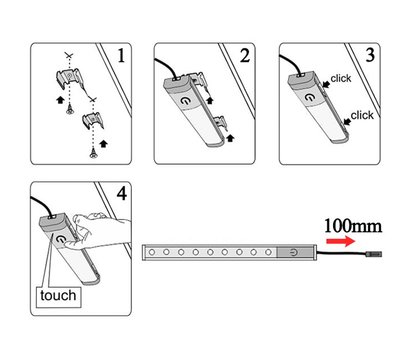 Зображення 3 LED світильник Ledua N15-2000 12V 28,8W 3500lm 3500k sensor на 28.8 Вт