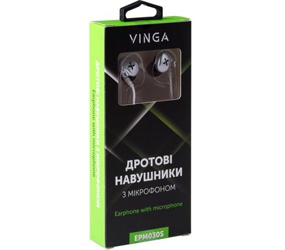 Зображення 4 Навушники Vinga EPM030 Silver — EPM030S