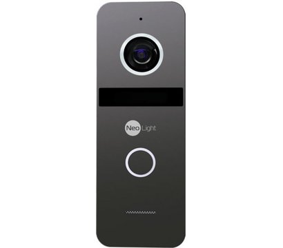 Изображение 5 Комплект видеодомофона NeoLight NeoKIT HD WF Graphite, Цвет (домофон + панель): белый + графит
