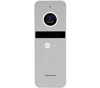 Изображение 6 Домофонный комплект NeoLight NeoKIT HD WF Silver сенсорные кнопки, Цвет (домофон + панель): белый + серый