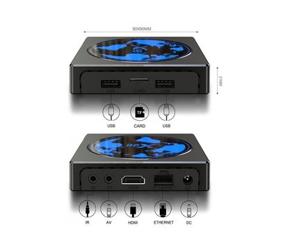 Зображення 10 HD медіаплеєр X98 Mini 2/16Gb Wi-Fi + Ethernet