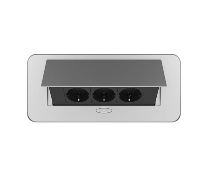 Изображение 3 Розетка Livolo VL-SHS013-EU12-S Black in Grey с шторками