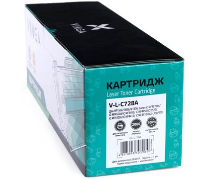 Зображення 4 Картридж для принтерів Vinga для Canon 728/726 - V-L-C728A