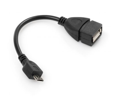 Изображение 2 Кабель Vinga OTG USB 2.0 AF to Micro 5P - VCPDCOTGMBK