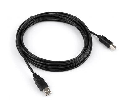 Изображение 3 Кабель для принтера Vinga USB 2.0 AM/BM 5.0 м - VCPUSBAMBM5BK