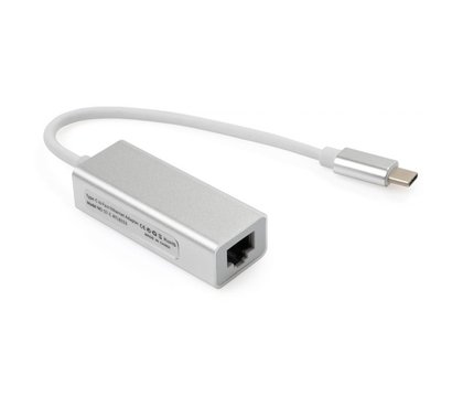 Зображення 3 Перехідник Vinga Type-C to Gigabit LAN aluminium - VCPATC2GBLNS