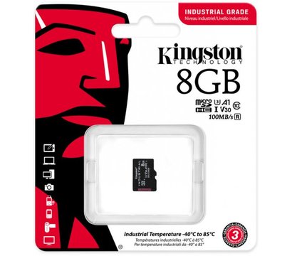 Зображення 3 Карта пам`яті Kingston Industrial MicroSDHC 8GB Class 10 — SDCIT2/8GBSP