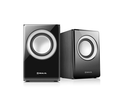 Зображення 5 Акустична система 2.0 REAL-EL S-215 Black