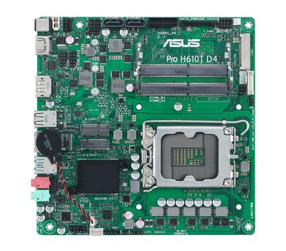 Изображение 2 Материнская плата Asus Pro H610T D4-CSM (s1700, H610)