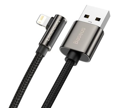 Зображення 2 Кабель Baseus Legend Series Elbow USB-Lightning, 2м, Black - CALCS-A01