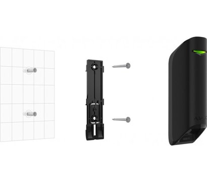 Изображение 5 Датчик движения Ajax MotionProtect Curtain Black, Цвет: черный