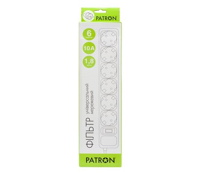 Зображення 2 Patron SP-1062 1.8 m3*1mm2 6 р Black - EXT-PN-SP-1062