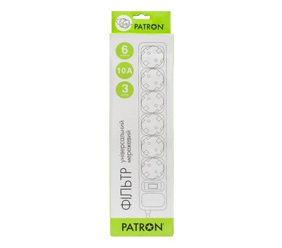 Изображение 2 Patron SP-1063 3.0 m3*1mm2 6 р Black - EXT-PN-SP-1063