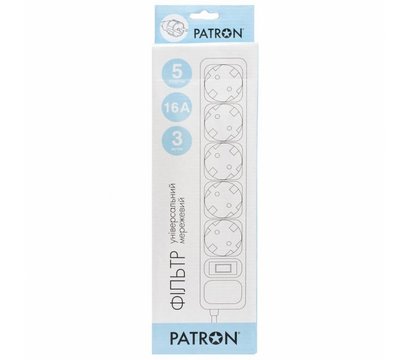 Зображення 2 Patron SP-1653, 3.0 m3*1.5mm2, 5 р, Black - EXT-PN-SP-1653
