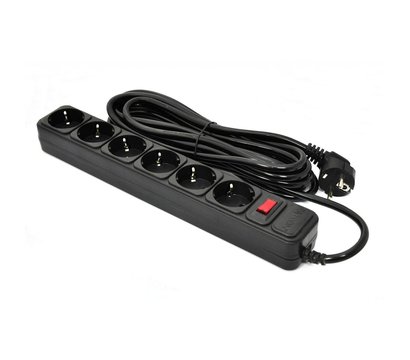 Зображення 2 Patron SP-1665, 5.0 m, 3*1.5mm2, 6 р, Black - EXT-PN-SP-1665