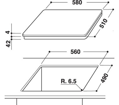 Зображення 2 Варильна поверхня Whirlpool AKT8090/NE