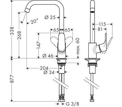Изображение 2 Смеситель Hansgrohe Focus, 31820670