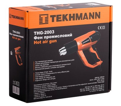 Изображение 5 Строительный фен Tekhmann THG-2003