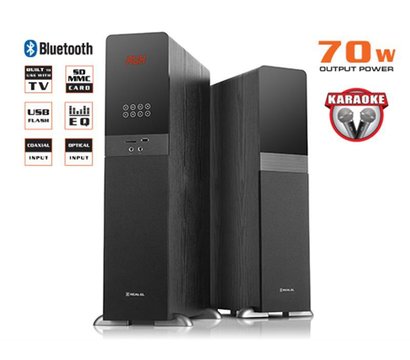 Зображення 2 Акустична система 2.0 REAL-EL S-2030 Black