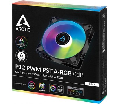 Изображение 4 Охлаждение  Arctic P12 PWM PST A-RGB — ACFAN00231A
