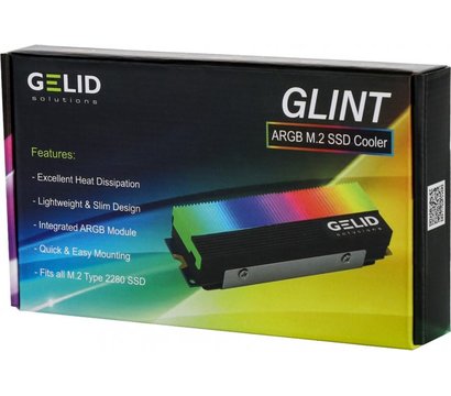 Изображение 4 Охлаждение  Gelid Solutions Glint ARGB M.2 2280 SSD - M2-RGB-01