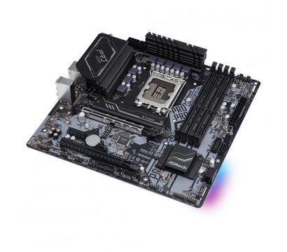 Изображение 3 Материнская плата AsRock H670M PRO RS (s1700, Intel H670, 1xPCIe 4.0 x16/1xPCIe 3.0 x16)