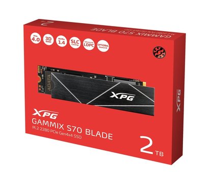 Зображення 4 SSD диск A-Data XPG Gaming Gammix S70 2TB M.2 2280 PCI Express 4.0x4 3D NAND — AGAMMIXS70B-2T-CS