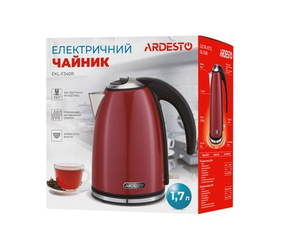 Изображение 11 Электрочайник Ardesto EKL-F340R