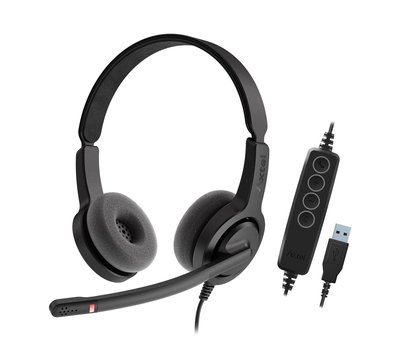 Зображення 2 Навушники Axtel Voice UC 28 duo NC — AXH-V28UCD для ПК и ноутбуков