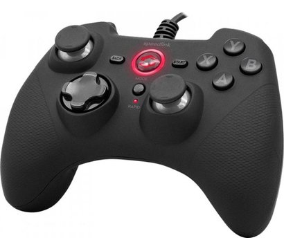 Изображение 2 Геймпад SpeedLink Rait PC/PS3/Switch Black — SL-650010-BK