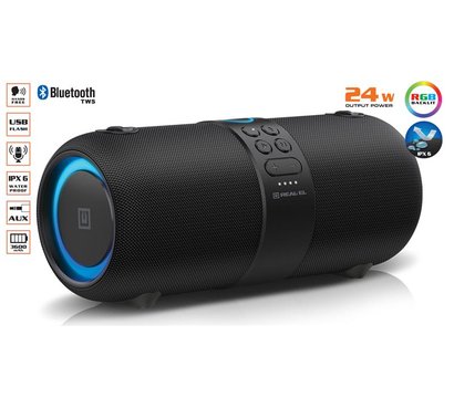 Зображення 2 Акустична система 2.0 REAL-EL X-735 Black — EL121600011