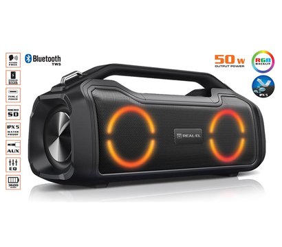 Зображення 2 Акустична система 2.0 REAL-EL X-747 Black — EL121600013