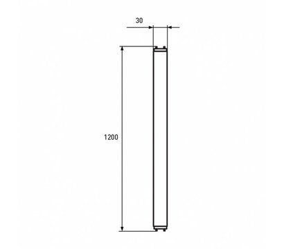 Зображення 2 Світлодіодна лампочка Eurolamp LED-T8-18W/4000(nano) з цоколем G13