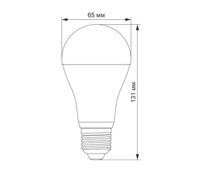 Зображення 3 Світлодіодна лампочка Titanum A65e 20W E27 4100K (VL-A65e-20274) з цоколем E27