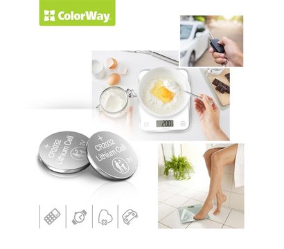 Изображение 3 Батарейка ColorWay Lithium Power CR2032 BL 5шт