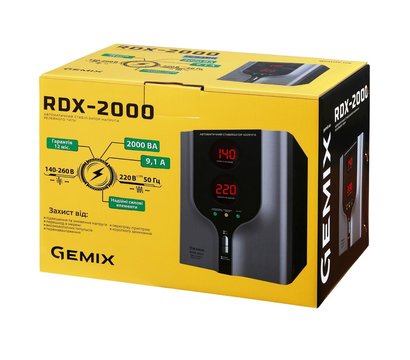 Зображення 4 Релейний стабілізатор Gemix RDX-2000